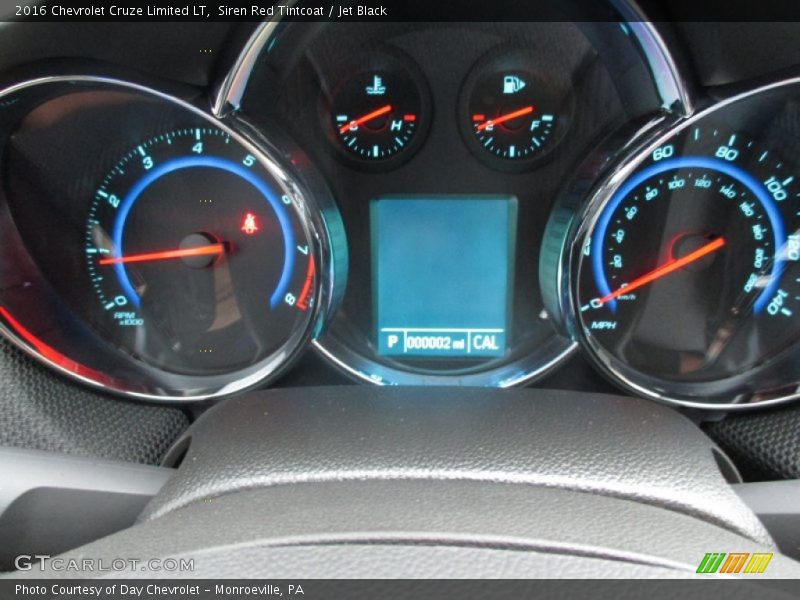 Siren Red Tintcoat / Jet Black 2016 Chevrolet Cruze Limited LT