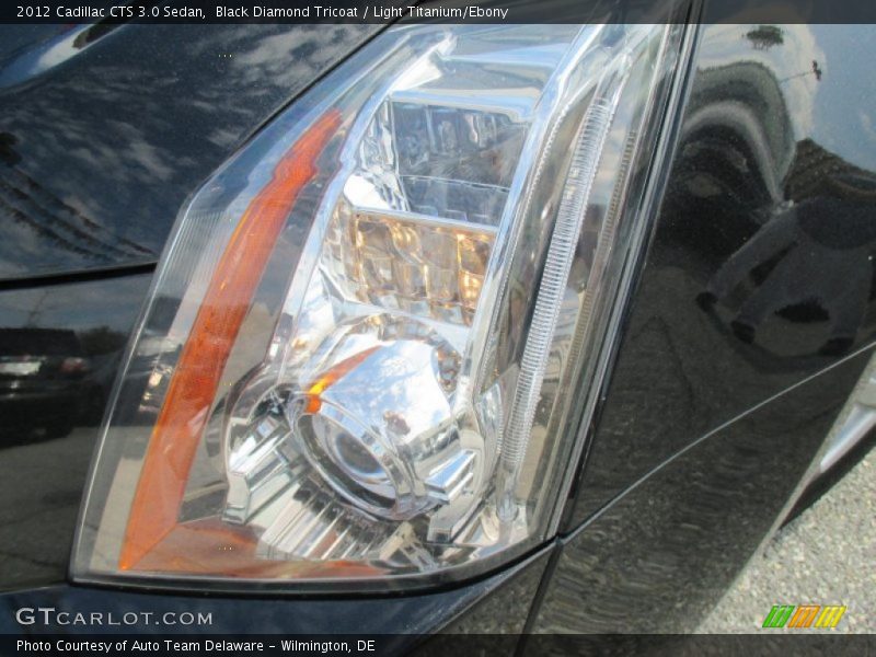 Black Diamond Tricoat / Light Titanium/Ebony 2012 Cadillac CTS 3.0 Sedan
