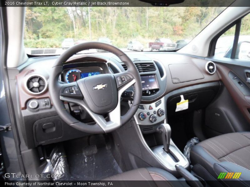  2016 Trax LT Jet Black/Brownstone Interior