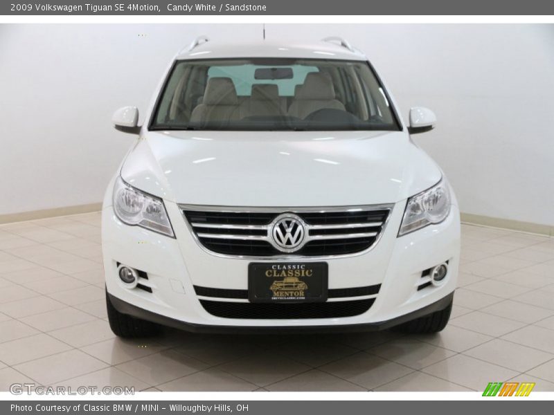 Candy White / Sandstone 2009 Volkswagen Tiguan SE 4Motion