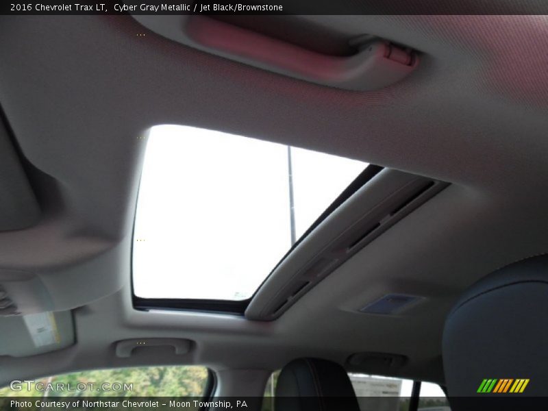 Cyber Gray Metallic / Jet Black/Brownstone 2016 Chevrolet Trax LT