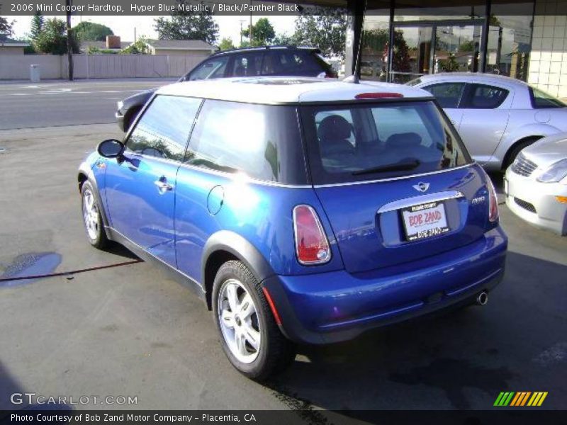 Hyper Blue Metallic / Black/Panther Black 2006 Mini Cooper Hardtop