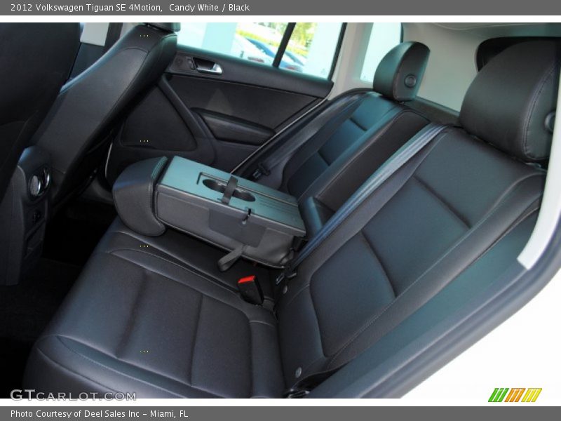 Candy White / Black 2012 Volkswagen Tiguan SE 4Motion