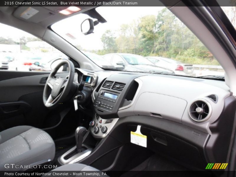 Blue Velvet Metallic / Jet Black/Dark Titanium 2016 Chevrolet Sonic LS Sedan
