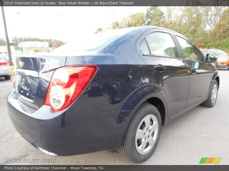 Blue Velvet Metallic / Jet Black/Dark Titanium 2016 Chevrolet Sonic LS Sedan