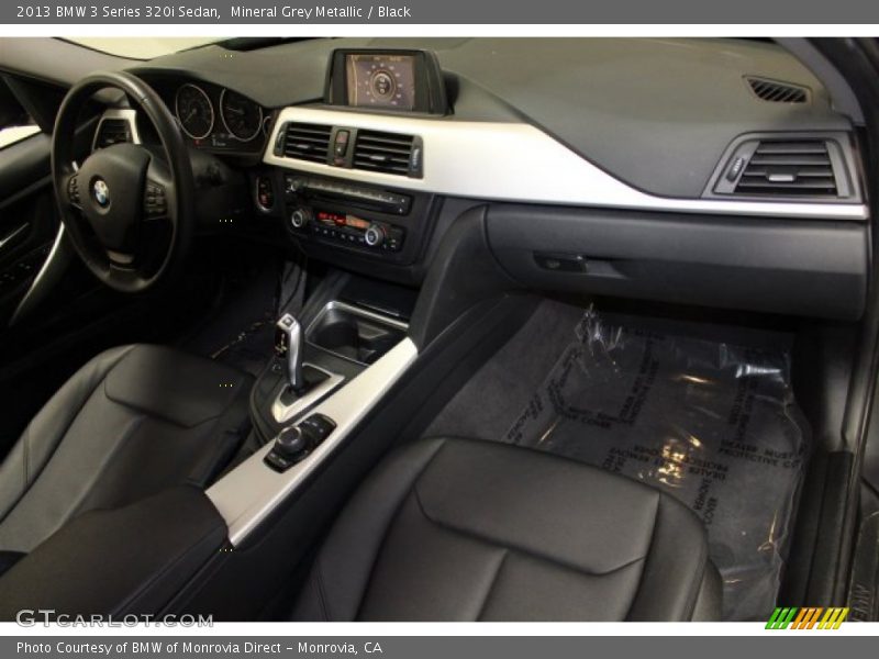 Mineral Grey Metallic / Black 2013 BMW 3 Series 320i Sedan