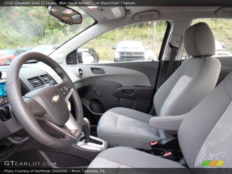 Blue Velvet Metallic / Jet Black/Dark Titanium 2016 Chevrolet Sonic LS Sedan