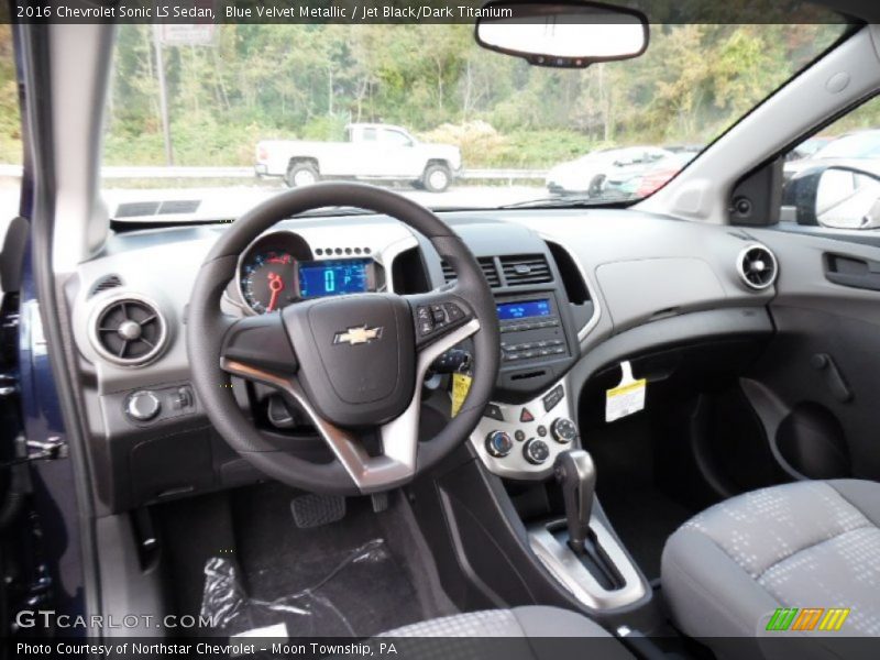 Blue Velvet Metallic / Jet Black/Dark Titanium 2016 Chevrolet Sonic LS Sedan