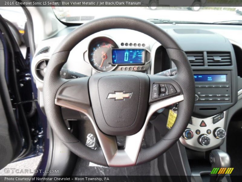 Blue Velvet Metallic / Jet Black/Dark Titanium 2016 Chevrolet Sonic LS Sedan