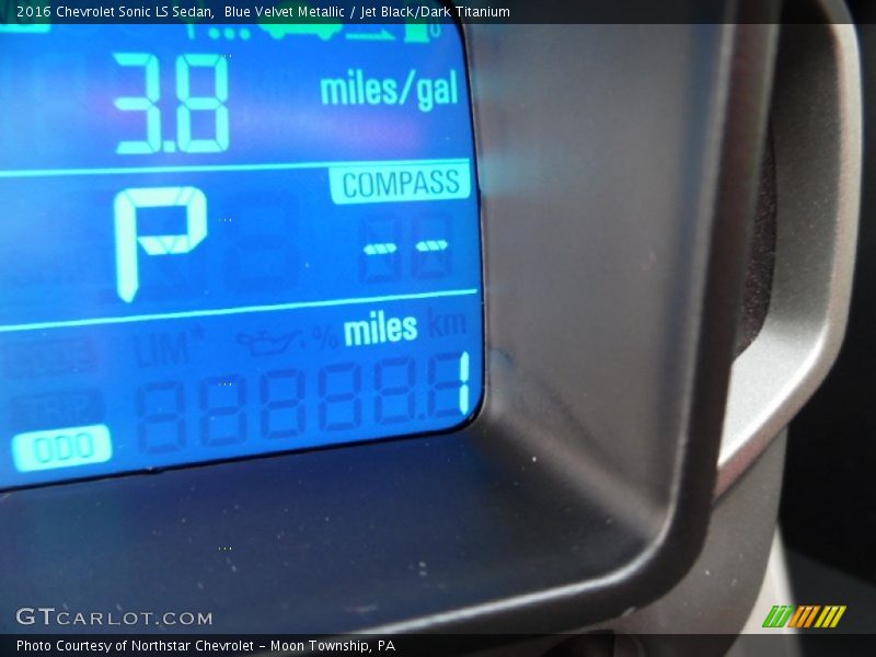 Blue Velvet Metallic / Jet Black/Dark Titanium 2016 Chevrolet Sonic LS Sedan