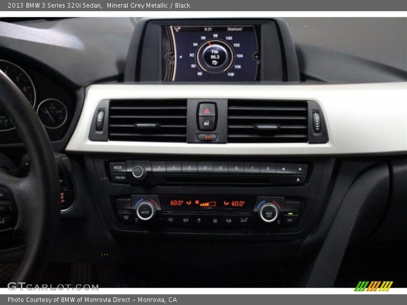 Mineral Grey Metallic / Black 2013 BMW 3 Series 320i Sedan