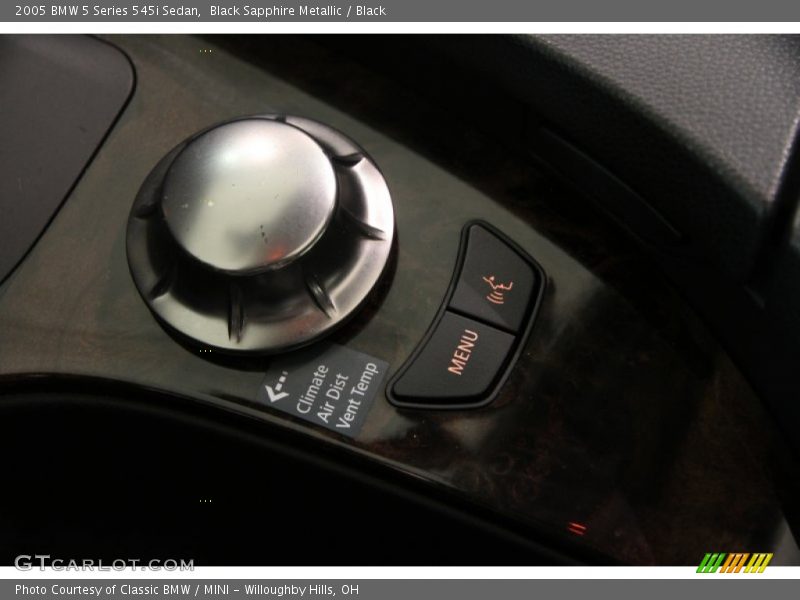 Black Sapphire Metallic / Black 2005 BMW 5 Series 545i Sedan