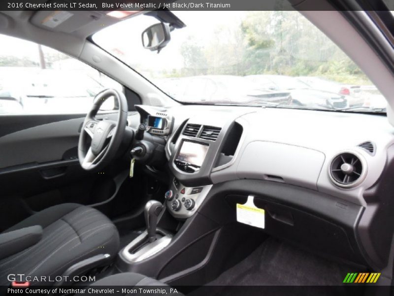 Blue Velvet Metallic / Jet Black/Dark Titanium 2016 Chevrolet Sonic LT Sedan