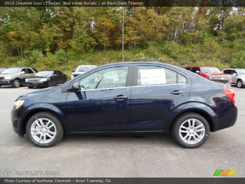  2016 Sonic LT Sedan Blue Velvet Metallic