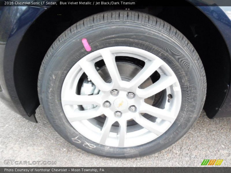 Blue Velvet Metallic / Jet Black/Dark Titanium 2016 Chevrolet Sonic LT Sedan