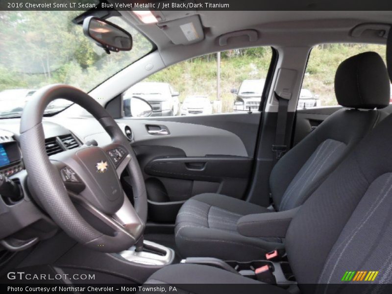 Blue Velvet Metallic / Jet Black/Dark Titanium 2016 Chevrolet Sonic LT Sedan