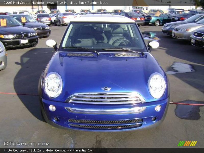 Hyper Blue Metallic / Black/Panther Black 2006 Mini Cooper Hardtop