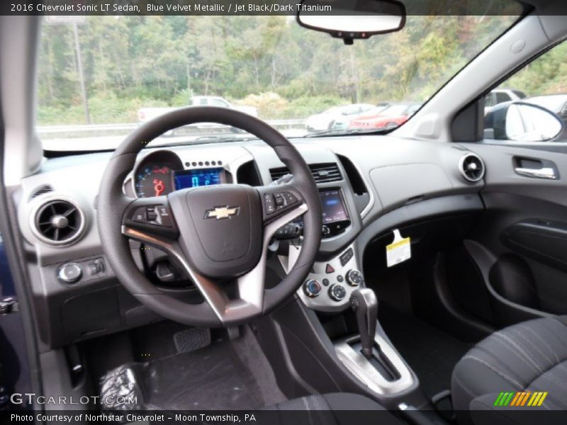 Blue Velvet Metallic / Jet Black/Dark Titanium 2016 Chevrolet Sonic LT Sedan