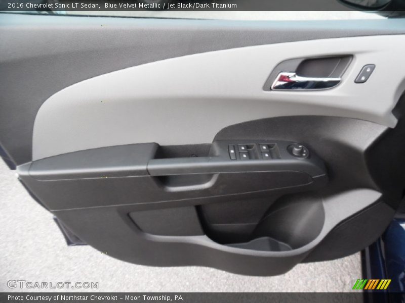 Blue Velvet Metallic / Jet Black/Dark Titanium 2016 Chevrolet Sonic LT Sedan