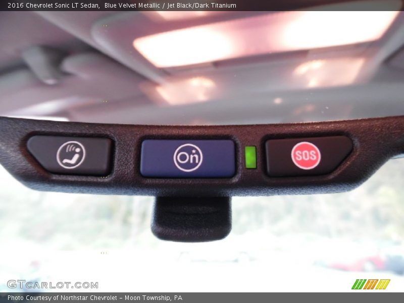 Blue Velvet Metallic / Jet Black/Dark Titanium 2016 Chevrolet Sonic LT Sedan