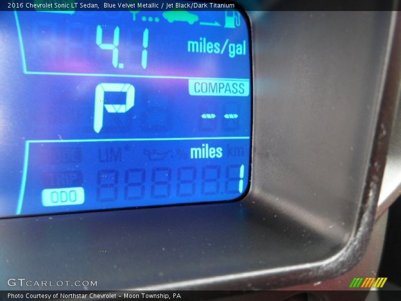 Blue Velvet Metallic / Jet Black/Dark Titanium 2016 Chevrolet Sonic LT Sedan