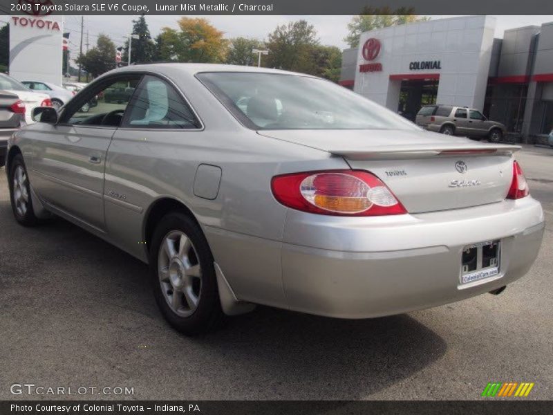 Lunar Mist Metallic / Charcoal 2003 Toyota Solara SLE V6 Coupe