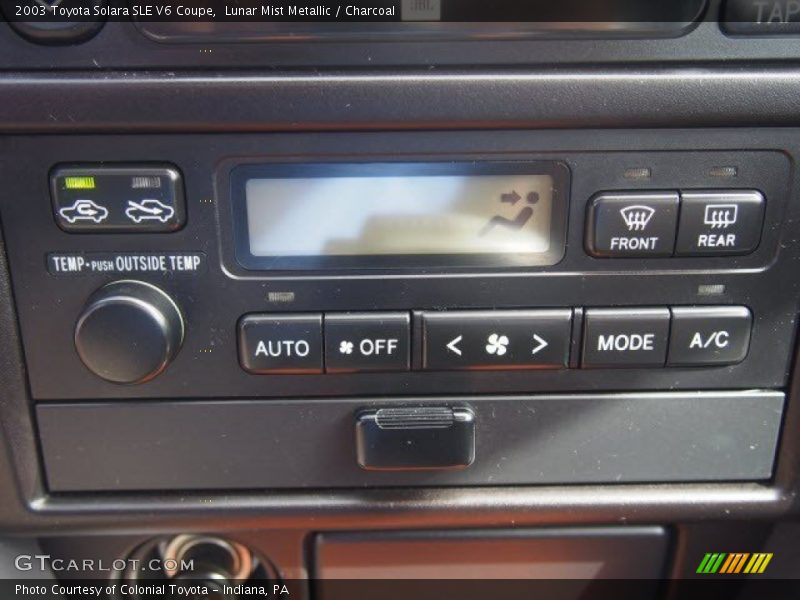 Lunar Mist Metallic / Charcoal 2003 Toyota Solara SLE V6 Coupe