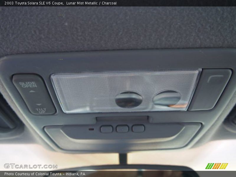 Lunar Mist Metallic / Charcoal 2003 Toyota Solara SLE V6 Coupe