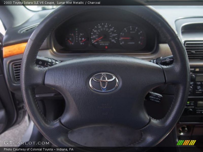 Lunar Mist Metallic / Charcoal 2003 Toyota Solara SLE V6 Coupe