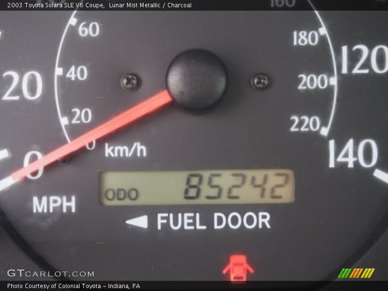 Lunar Mist Metallic / Charcoal 2003 Toyota Solara SLE V6 Coupe