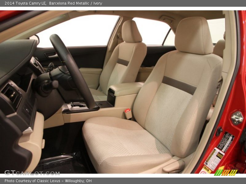 Barcelona Red Metallic / Ivory 2014 Toyota Camry LE