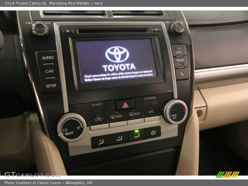 Barcelona Red Metallic / Ivory 2014 Toyota Camry LE