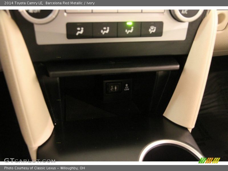 Barcelona Red Metallic / Ivory 2014 Toyota Camry LE