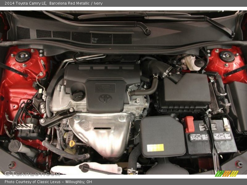 Barcelona Red Metallic / Ivory 2014 Toyota Camry LE
