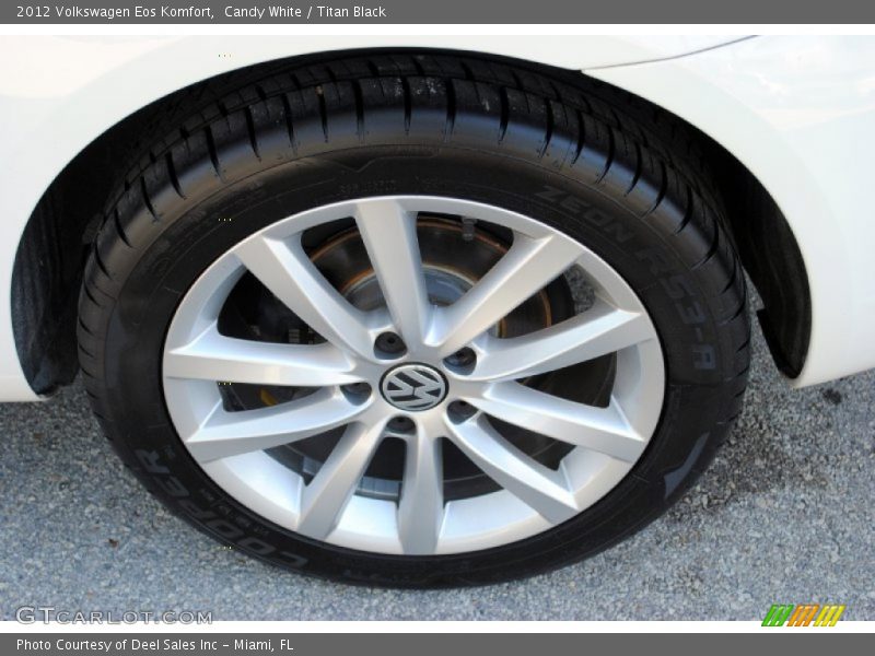 Candy White / Titan Black 2012 Volkswagen Eos Komfort