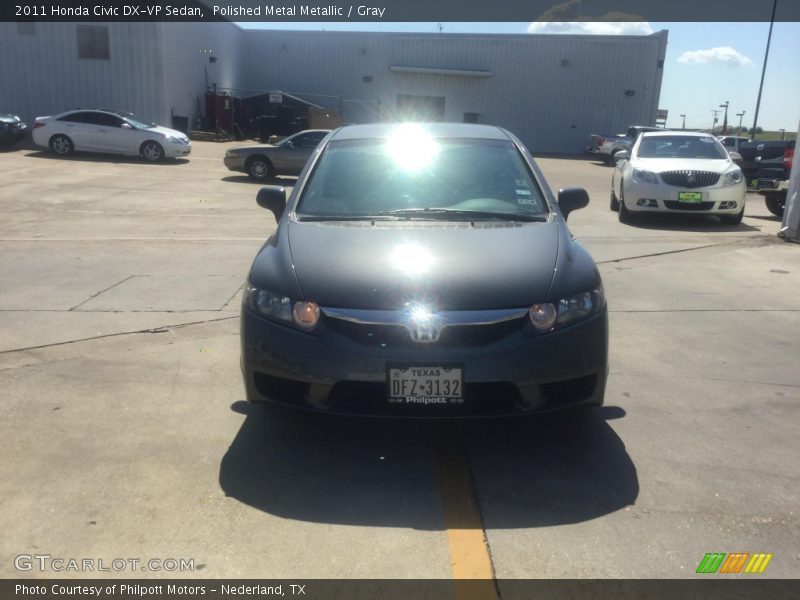 Polished Metal Metallic / Gray 2011 Honda Civic DX-VP Sedan