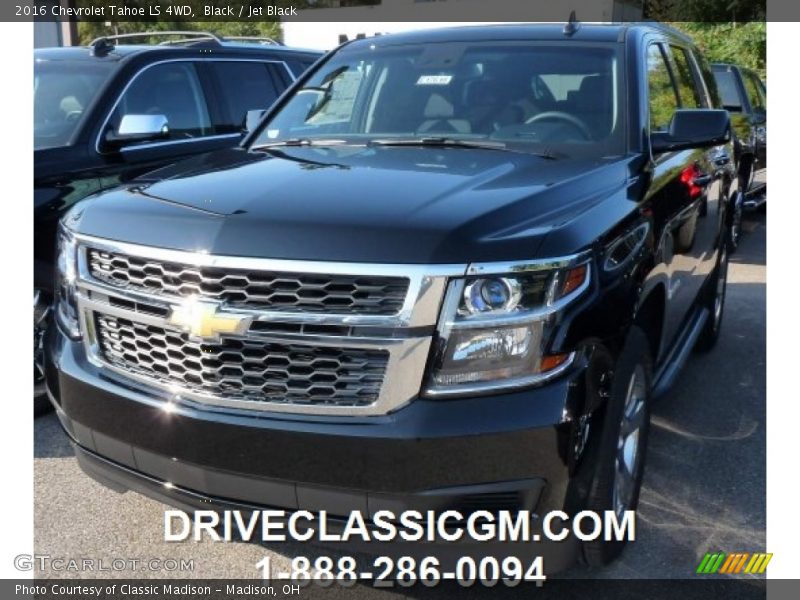 Black / Jet Black 2016 Chevrolet Tahoe LS 4WD