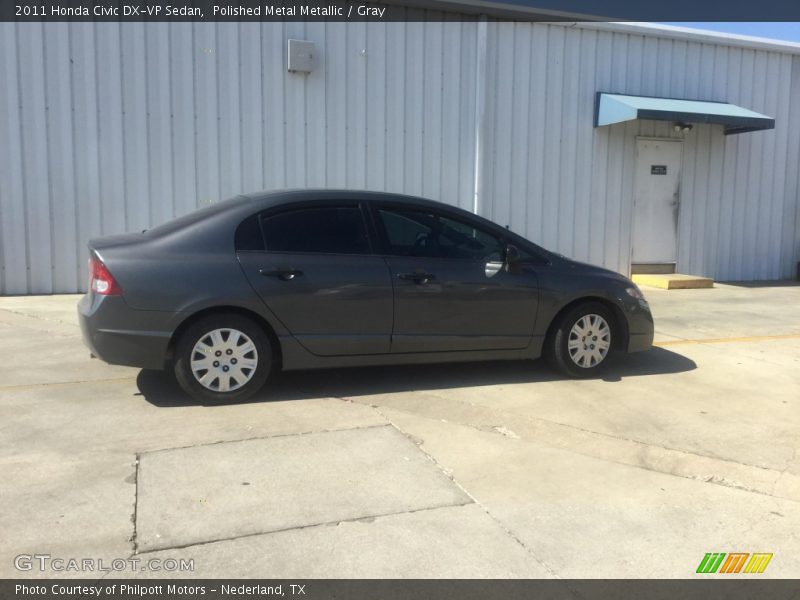 Polished Metal Metallic / Gray 2011 Honda Civic DX-VP Sedan