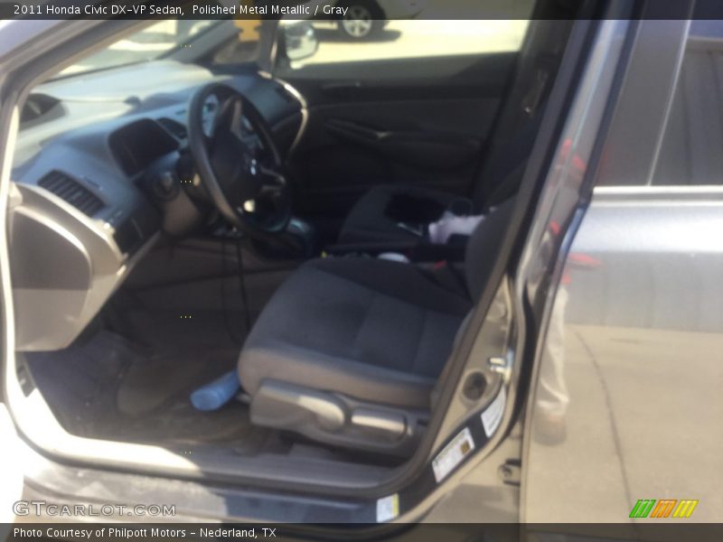 Polished Metal Metallic / Gray 2011 Honda Civic DX-VP Sedan
