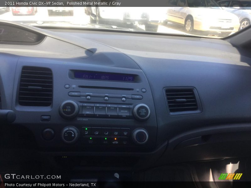 Polished Metal Metallic / Gray 2011 Honda Civic DX-VP Sedan