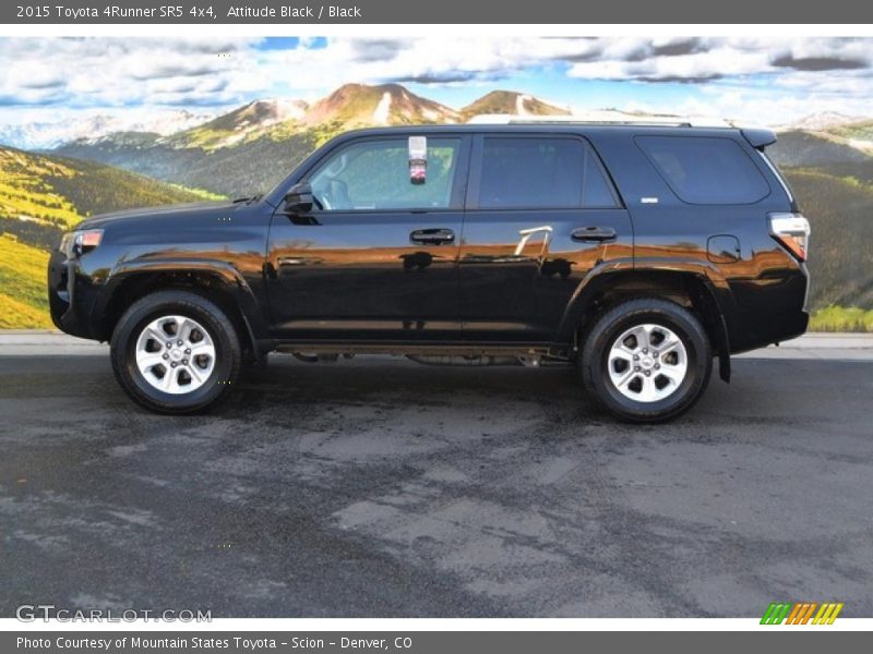 Attitude Black / Black 2015 Toyota 4Runner SR5 4x4