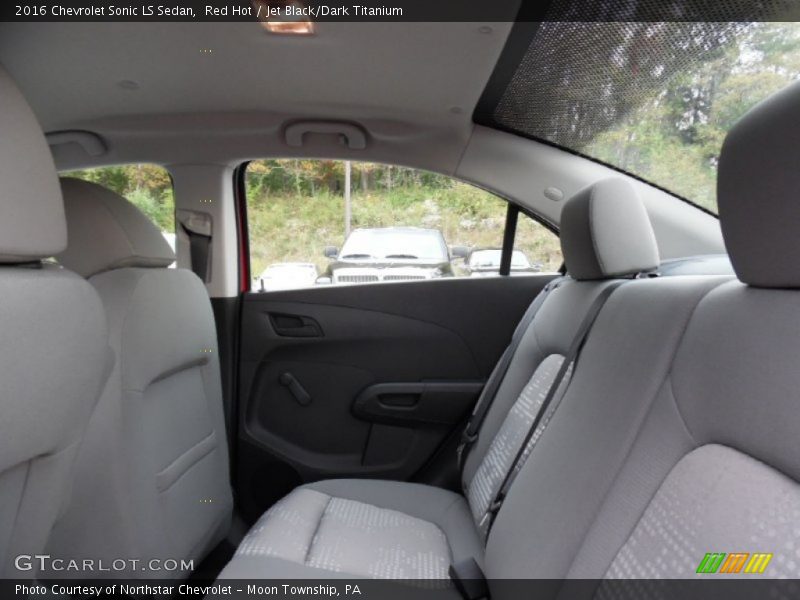 Red Hot / Jet Black/Dark Titanium 2016 Chevrolet Sonic LS Sedan
