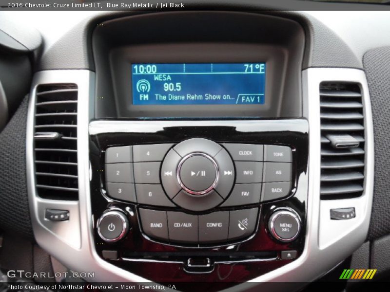 Blue Ray Metallic / Jet Black 2016 Chevrolet Cruze Limited LT