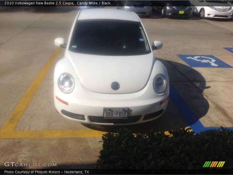 Candy White / Black 2010 Volkswagen New Beetle 2.5 Coupe