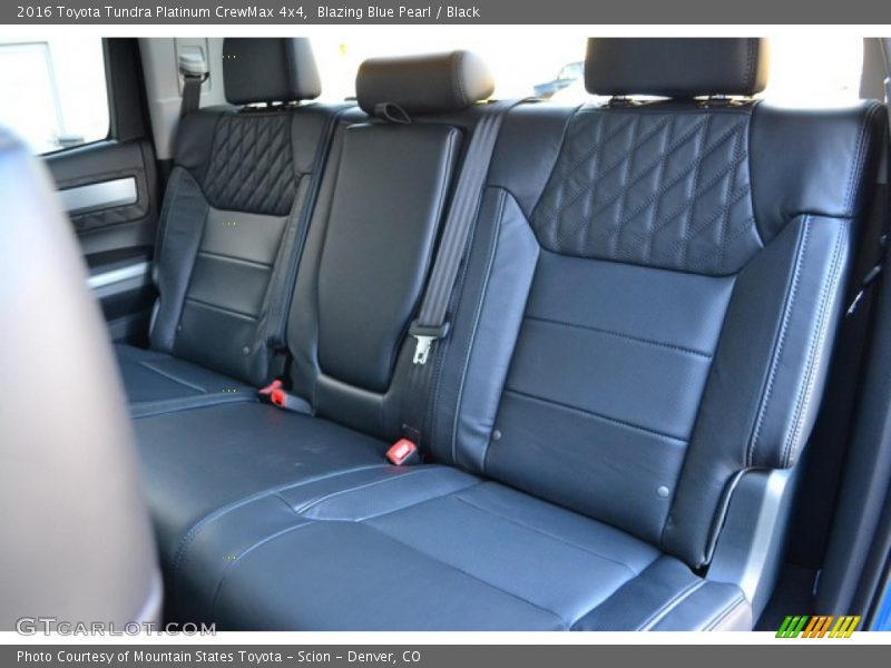 Blazing Blue Pearl / Black 2016 Toyota Tundra Platinum CrewMax 4x4