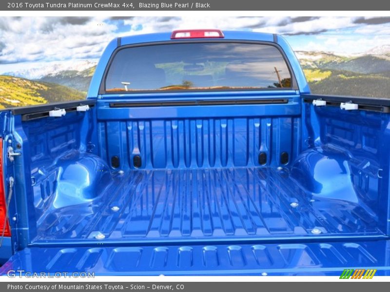 Blazing Blue Pearl / Black 2016 Toyota Tundra Platinum CrewMax 4x4