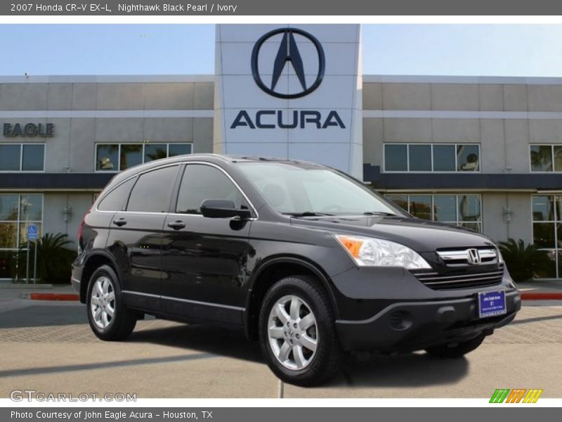 Nighthawk Black Pearl / Ivory 2007 Honda CR-V EX-L