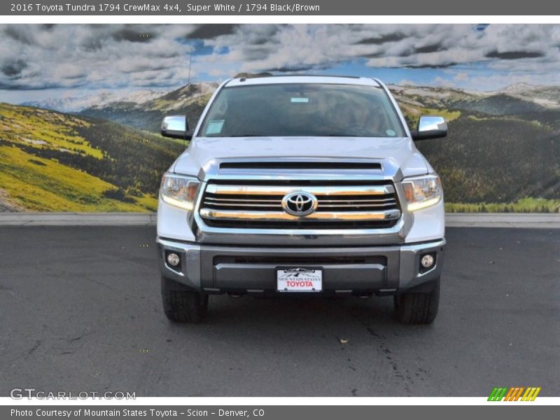 Super White / 1794 Black/Brown 2016 Toyota Tundra 1794 CrewMax 4x4
