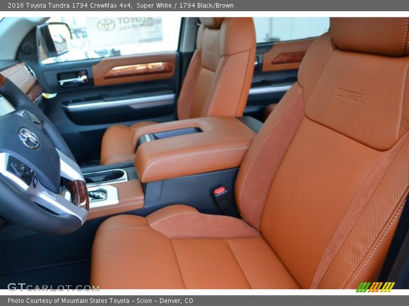 Super White / 1794 Black/Brown 2016 Toyota Tundra 1794 CrewMax 4x4