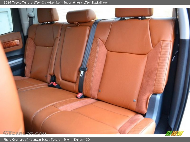 Super White / 1794 Black/Brown 2016 Toyota Tundra 1794 CrewMax 4x4